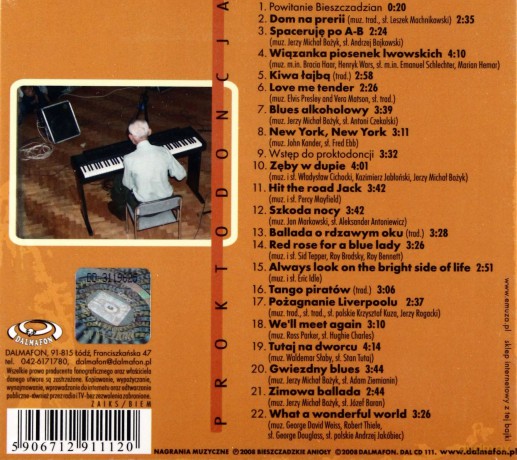 Jerzy Bożyk: Proktodoncja (digipack) [CD]