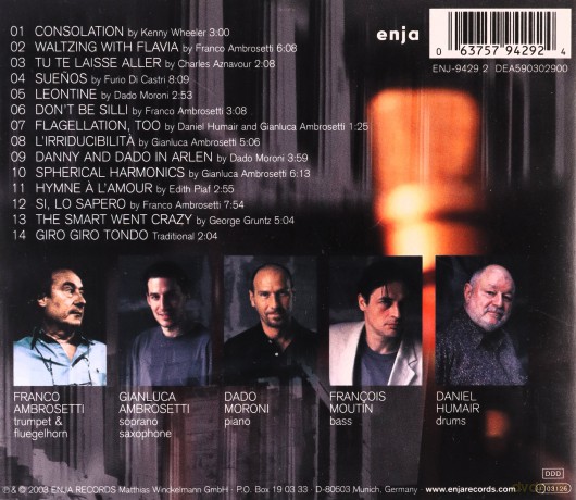 Ambrosetti, Franco (G. Ambrosetti, D. Moroni, F. Moutin, D. Humair): European Legacy [CD]