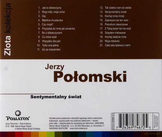 Jerzy Połomski: Złota Kolekcja [CD]