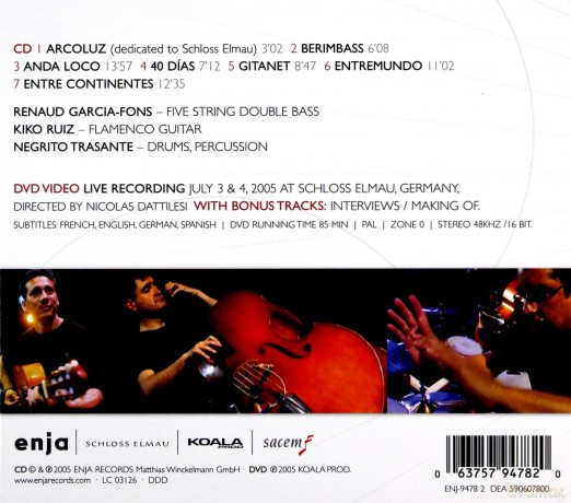 Garcia-Fons, Renaud (K. Ruiz, N. Trasante): Arcoluz [CD]+[DVD]