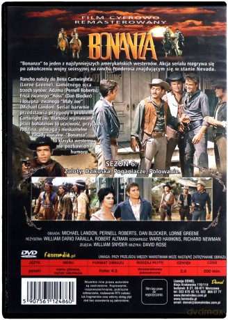 Bonanza Sezon 6 [DVD]