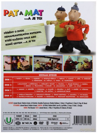 Pat & Mat 1-4 (Sąsiedzi) [4DVD]