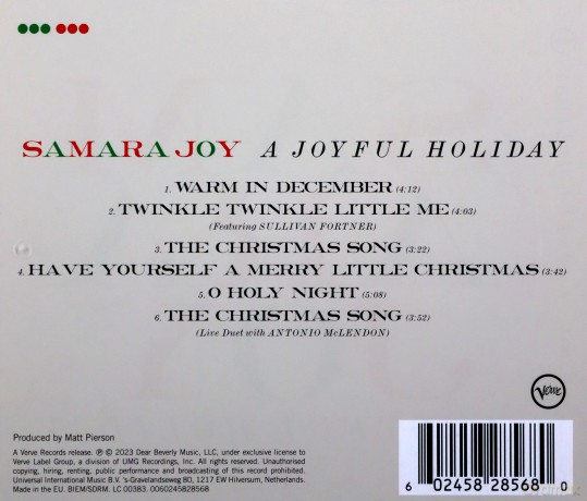 Samara Joy: A Joyful Holiday [CD]