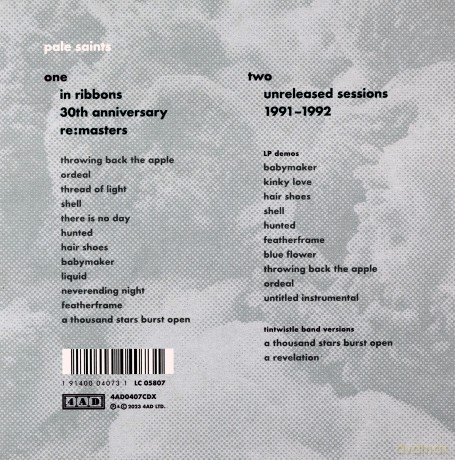 Pale Saints: In Ribbons (30th Anniversary) [CD]