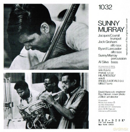 Murray, Sunny Quintet (J. Coursil, J. Graham, B. Lancaster, A. Silva): [CD]