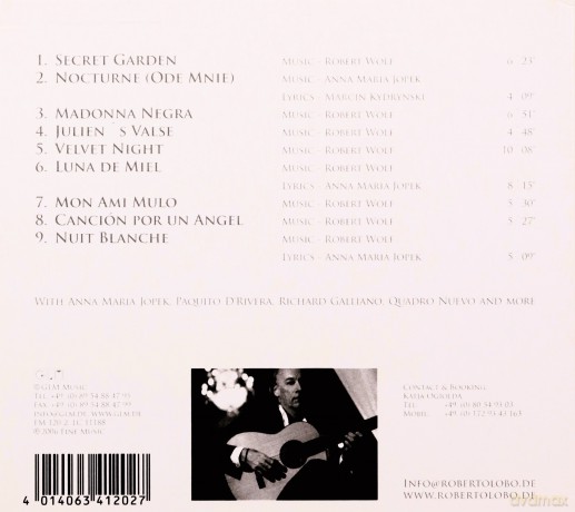 Wolf, Robert (A.M. Jopek, P. D'Rivera, R. Galliano, Quadro Nuevo,?): Velvet Night [CD]