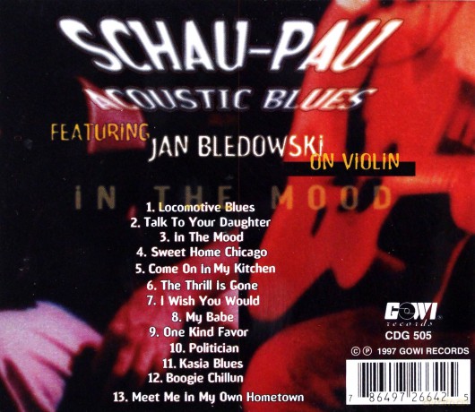 Schau-Pau Acoustic Blues feat. Jan Błędowski: In The Mood [CD]