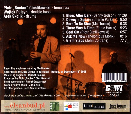 Cieślikowski, Piotr "Bocian" Alchemy of Soul (W. Pulcyn, A. Skolik): Live in Russia [CD]