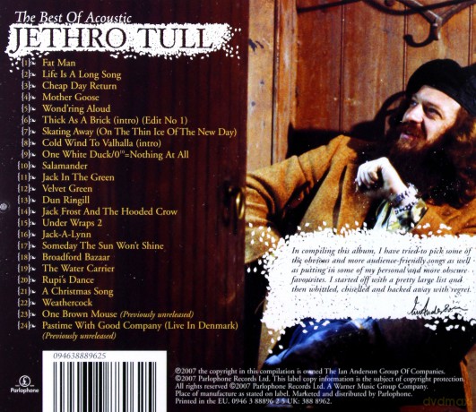 Jethro Tull: The Best Of Acoustic Jethro Tull [CD]