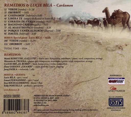 Flamenco Fusion: Remedios: Cardamon [CD]