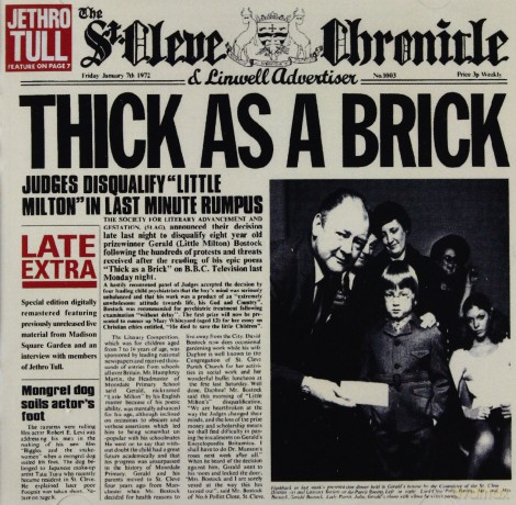 Jethro Tull: Thick As A Brick [CD]