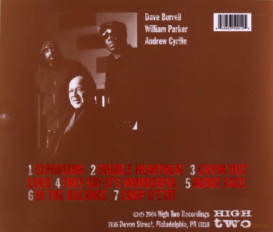 Burrell, Dave Full-Blown Trio (W. Parker, A. Cyrille): Expansion [CD]