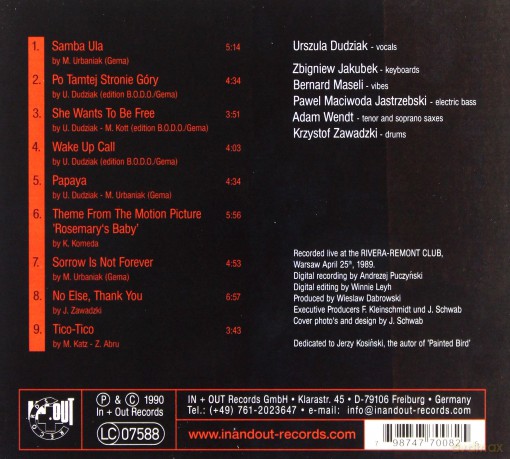 Dudziak, Urszula & Walk Away: Magic Lady [CD]