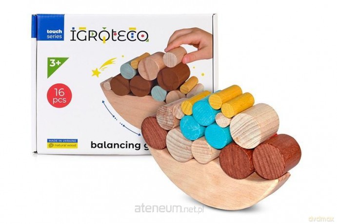 Drewniane gra zręcznościowa balansujący księżyc [GRA]