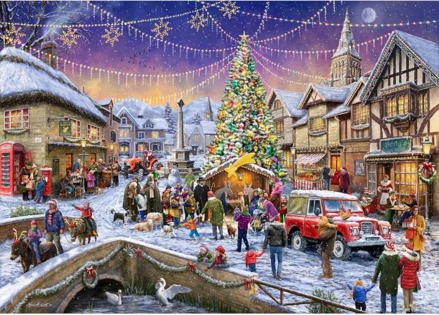 GIBSONS 1000 el. Duch Świąt Bożego Narodzenia [PUZZLE]