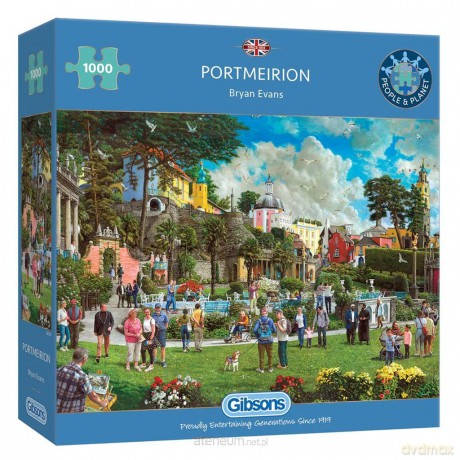 GIBSONS 1000 el. Portmeirion, Walia [PUZZLE]