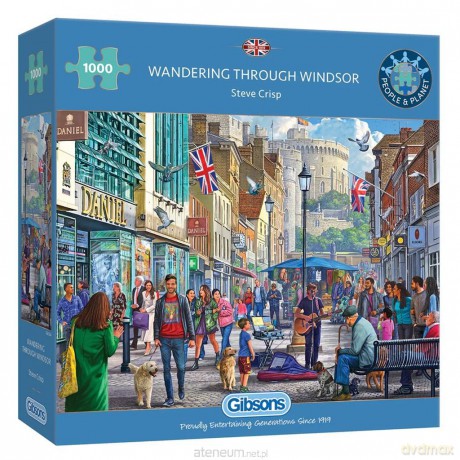 GIBSONS 1000 el. Spacer przez Windsor [PUZZLE]