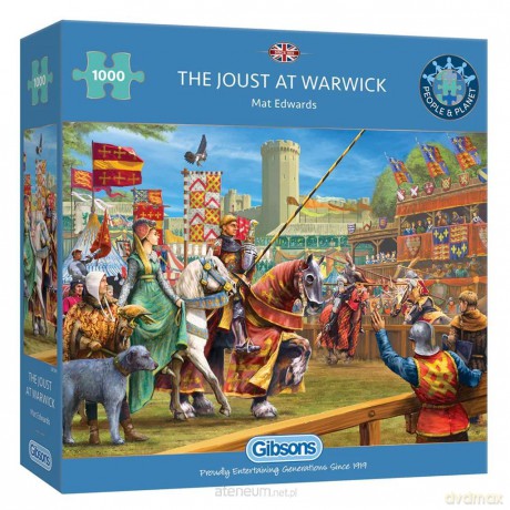 GIBSONS 1000 el. Turniej rycerski [PUZZLE]