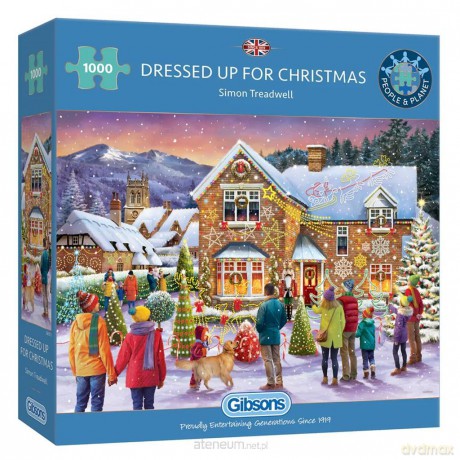 GIBSONS 1000 el. Wystrojony na święta [PUZZLE]