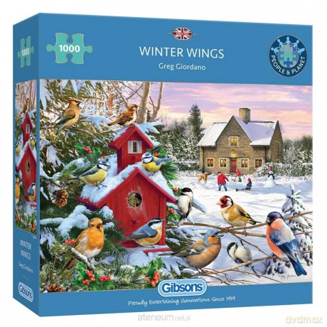 GIBSONS 1000 el. Zimowe skrzydła [PUZZLE]
