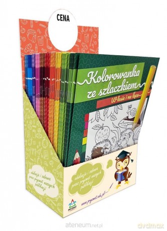 Kolorowanka ze szlaczkiem display 60szt - Natalia Logvanova [KSIĄŻKA]