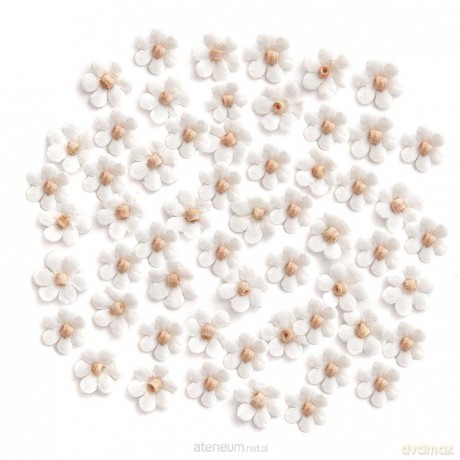Kwiaty papierowe 1cm 60szt
