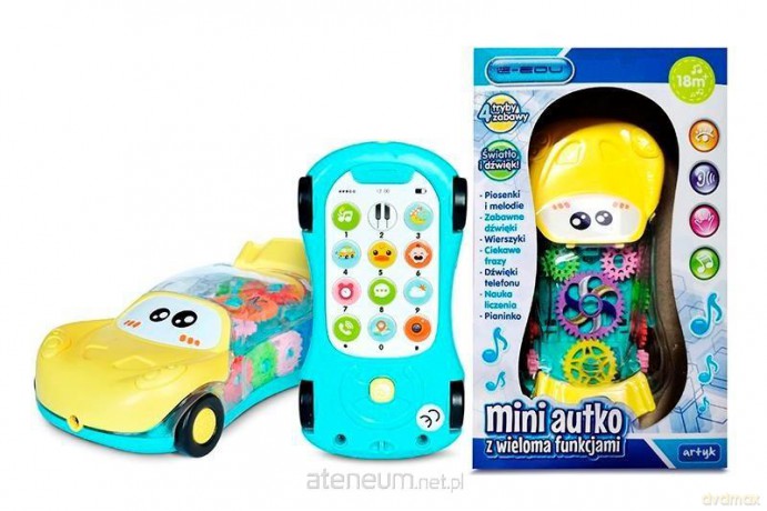 Mini autko z wieloma funkcjami