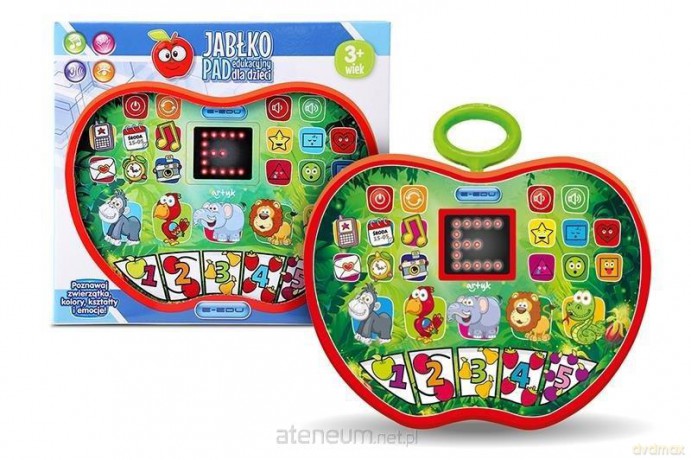 Pad edukacyjny dla dzieci jabłko