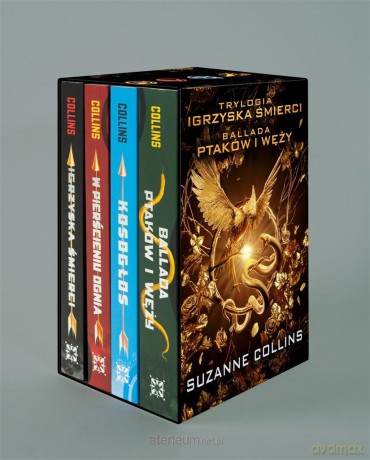 Pakiet: Igrzyska śmierci (Tom 1-4) - Suzanne Collins [KSIĄŻKA]