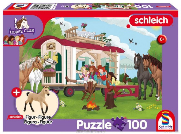 SCHMIDT 100 el. Schleich Klub jeździecki + figurka [PUZZLE]