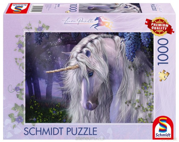 SCHMIDT 1000 el. Laurie Prindle Fioletowy jednorożec [PUZZLE]