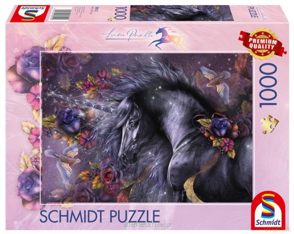 SCHMIDT 1000 el. Laurie Prindle Niebieska róża [PUZZLE]