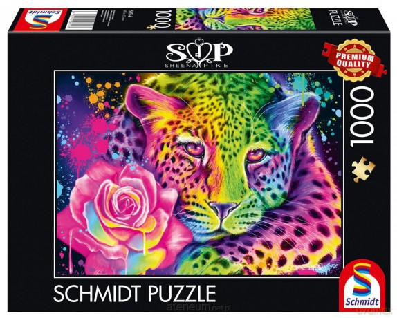 SCHMIDT 1000 el. Sheena Pike Kolorowy lampart [PUZZLE]
