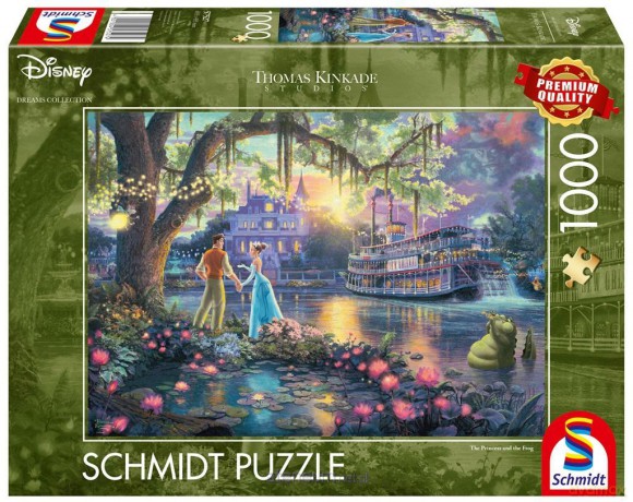 SCHMIDT 1000 el. Thomas Kinkade Księżniczka i żaba [PUZZLE]