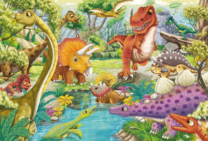 SCHMIDT 3x24 el. Dinozaury [PUZZLE]
