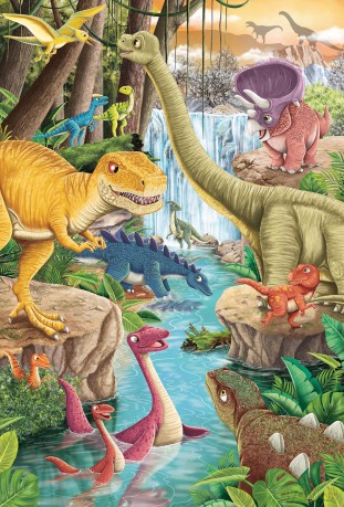 SCHMIDT 3x24 el. Dinozaury [PUZZLE]
