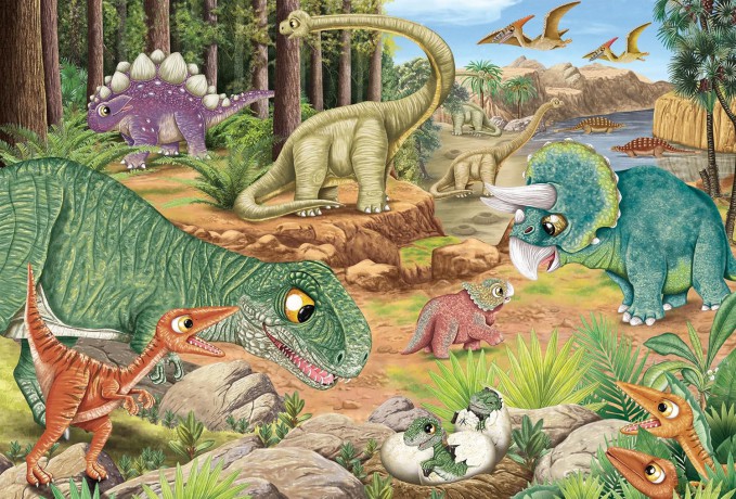 SCHMIDT 3x24 el. Dinozaury [PUZZLE]