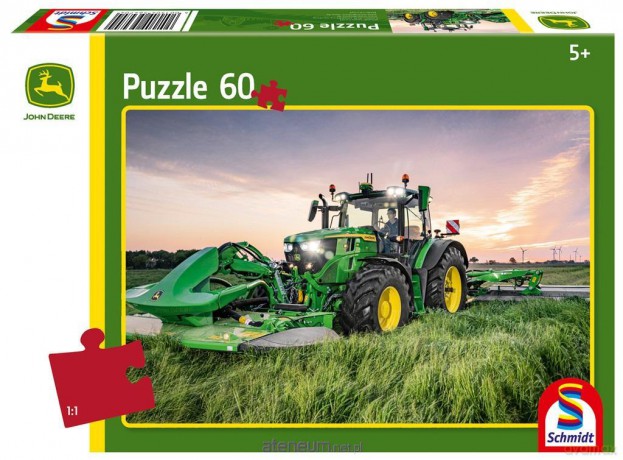 SCHMIDT 60 el. John Deere Traktor 6R 185 [PUZZLE]