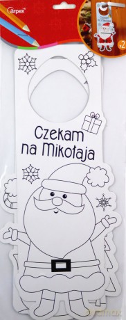 Świąteczna zawieszka na klamkę 2szt