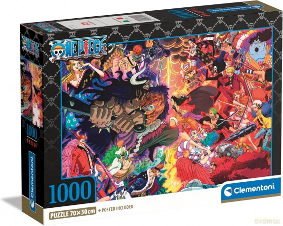 CLEMENTONI 1000 el. Compact Anime One Piece [PUZZLE]