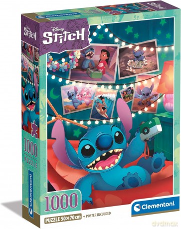 CLEMENTONI 1000 el. Compact Disney Stitch [PUZZLE]