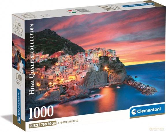 CLEMENTONI 1000 el. Compact Manarola [PUZZLE]