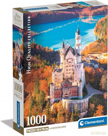 CLEMENTONI 1000 el. Compact Neuschwanstein [PUZZLE]