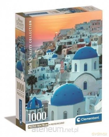 CLEMENTONI 1000 el. Compact Santorini [PUZZLE]
