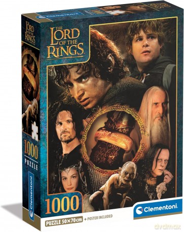 CLEMENTONI  1000 el. Compact The Lord of the Rings [PUZZLE]