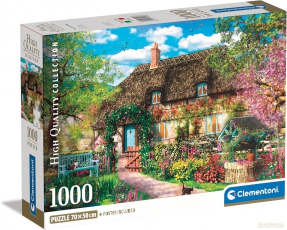 CLEMENTONI 1000 el. Compact The old cottage [PUZZLE]