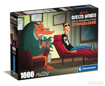 CLEMENTONI 1000 el. Compact Zero calcare [PUZZLE]