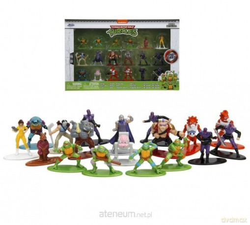 Turtles figurki metalowe 18szt [FIGURKA]