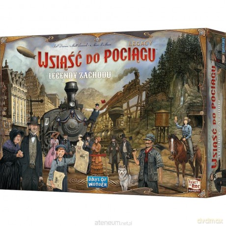 Wsiąść do Pociągu: Legacy - Legendy Zachodu [GRA PLANSZOWA]