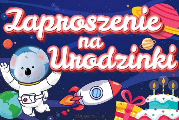 Zaproszenie Urodziny (10szt)
